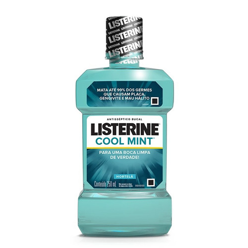 Enxaguatório Bucal Listerine Cool Mint Com 250ml