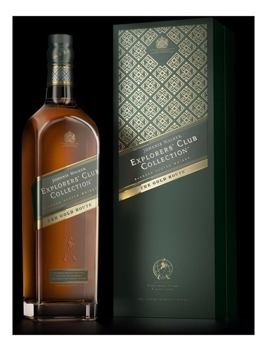 Imagen 3 de 8 de Whisky Johnnie Walker Explorers The Gold Route 1l En Estuche