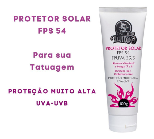 Imagem 2 de 8 de Kit Para Tattoo (protetor Solar + Cicatrizante)