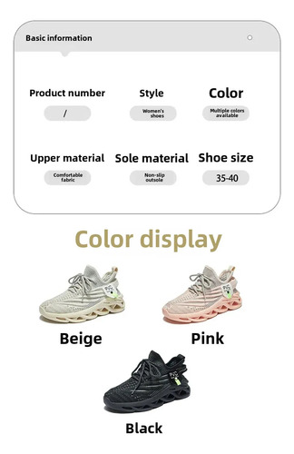 Zapatos Casuales Deportivos Transpirables De Malla De Verano Para Mujer