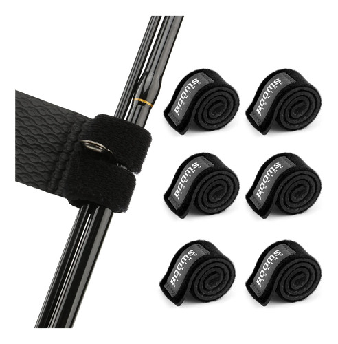 Booms Fishing Rs3 - Correas Para Caa De Pescar, Color Negro,