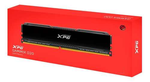 Imagen 4 de 5 de Memoria Gamer Adata Xpg Gammix D20 8 Gb 3200 Mhz Intel Amd