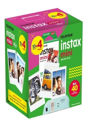 Kit Filme 40 Poses Instax Mini Fujifilm Fotos