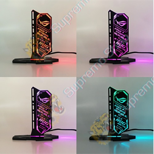 Soporte De Tarjeta Gráfica Rgb Asus Rog Video Oferta #gaming