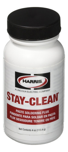 Harris Scpf4, Fluido Para Soldadura, Pasta Stay Clean, 4 On.