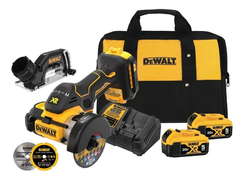 Recortadora A Bateria Dewalt Dcs438 C/2bat +acess E Bolsa