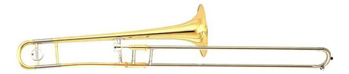 Trombone Tenor Ysl 354 E Laqueado Dourado Com Case Yamaha