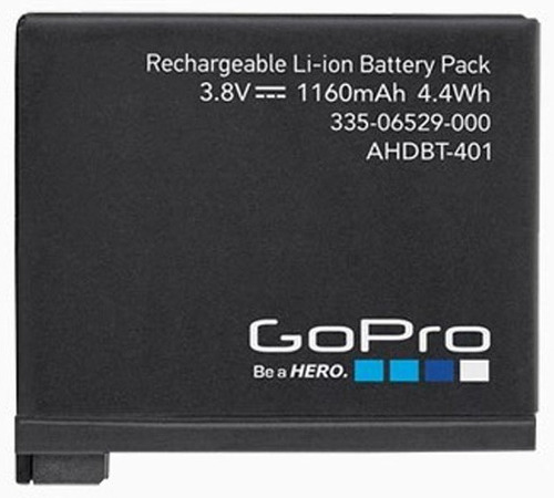 Bateria P/ Gopro Hero 4 Ahdbt-401 Go Pro Hero4 Black Silver
