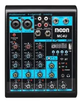 Comprar Mixer Dj 4 Canales Consola De Sonido Moon Mc4u Fervanero