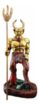 Comprar Satanas Diablo Tradicional Dorado Con Pata De Cabra 58 Cm 