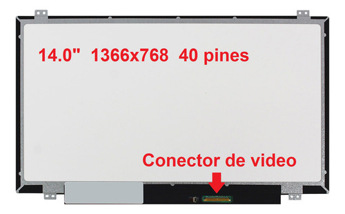 Pantalla 14.0 Slim 40p 653039-001 Aspire 4745z Asus F401a