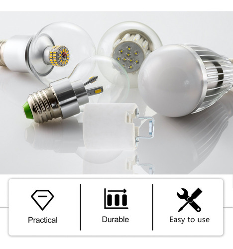 Suporte De Lâmpada De Cerâmica E27 Bulb, Teto, 4 Unidades