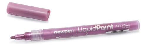 Marcador Liquidpaint Vivid Purple 1.0mm Roxo Metálico Newpen