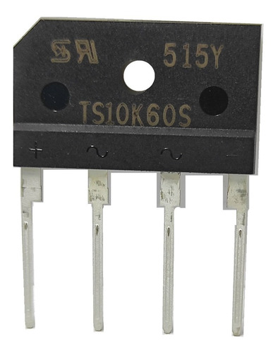 Puente Rectificador Ts10k60s Ts10k60 Ts 10k60 600v 10a