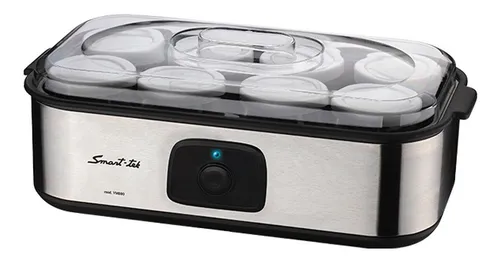 comprar Yogurtera Smart Tek Ym800 8 Frascos Acero Inoxidable Gtia