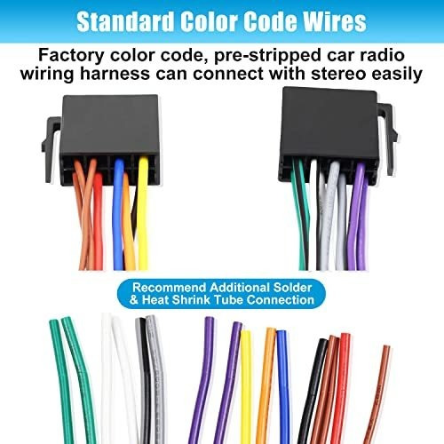 Adaptador De Cableado Estéreo Universal Iso Para Radio De Co