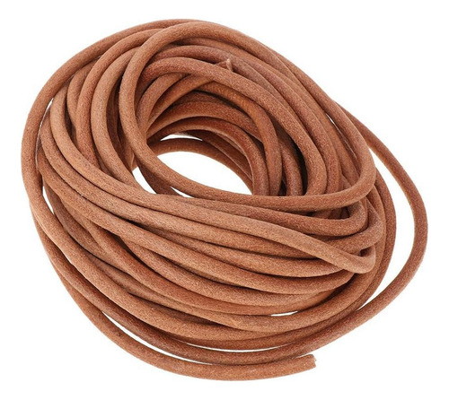 Para Cordón De Cuero De La Pu Cordón Redondo Cordón De 5mm
