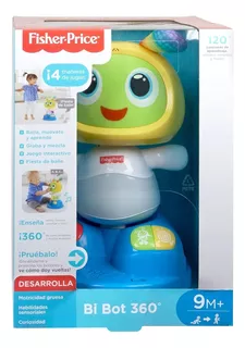 Fisher Price Muñeco Interactivo Bi Bop 360° C/sonido Mattel