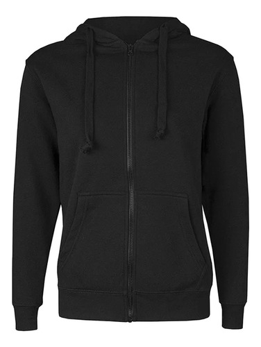 Poleron Canguro Con Capucha Y Cierre Unisex (varios Colores)