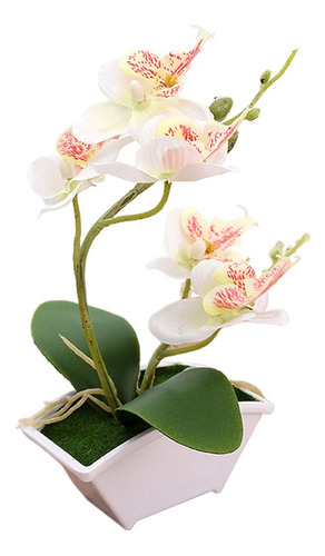 Orquídea Artificial Bonsai Flor De Imitación Interior Al