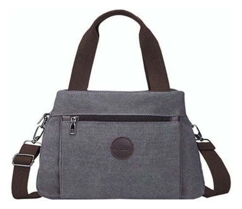 Bolso De Lona De Gran Capacidad For Mujer De Moda Urbana