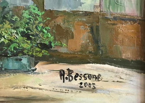 1980- Amira Bessone 91x71cm Com Moldura - Série Portões. (Usado)