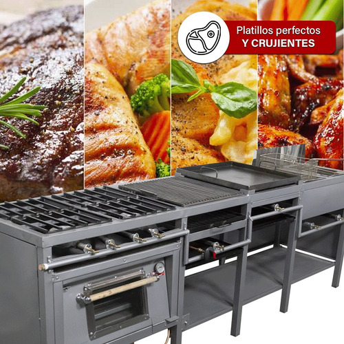 Estufa De Usos Múltiples 5 En 1 Soluchef Con Horno Incluido