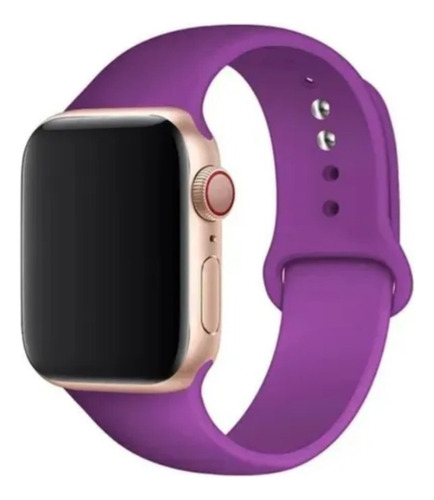 Pulsera deportiva compatible Apple Watch Serie 8, 41 mm, 45 mm, parte superior, color rojo, ancho 41 mm