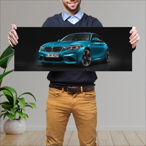 Cuadro 30x80cm Auto 2017 Bmw M2 Coupe 65714 143