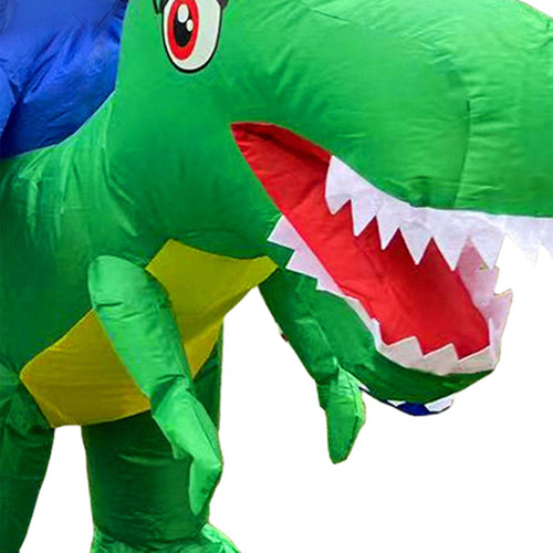 Disfraz De Dinosaurio Inflable Para Montar, Traje De Sg