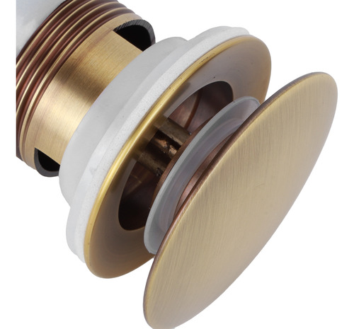 Tapón De Desagüe Desplegable De Latón Para Lavabo De Baño