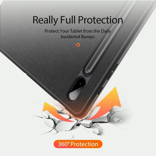 Imagen 5 de 9 de Samsung Galaxy Tab S7 Fe Funda Smart Cover Pen Slot Dux