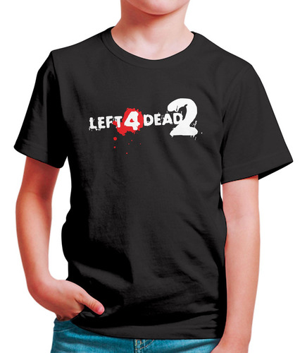 Polo Niño Left For Dead Logo (d1334 Boleto.store)