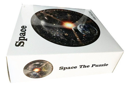 Rompecabezas Redondo Space Puzzle Universe Enigma Para Adult