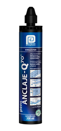 Silicón Adhesivo Bicomponente Anclaje Q-70 Pennsylvania