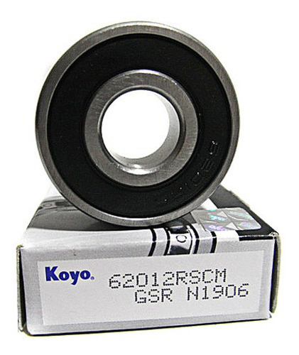 Imagen 2 de 5 de Rolinera Rodamiento Rigido De Bola 6201 2 Rscm Gsr Koyo