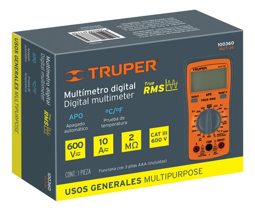 Tester Truper Digital Mut-36