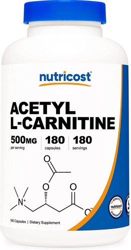 Nutricost Acetyl L-carnitine 500mg, 180 Caps