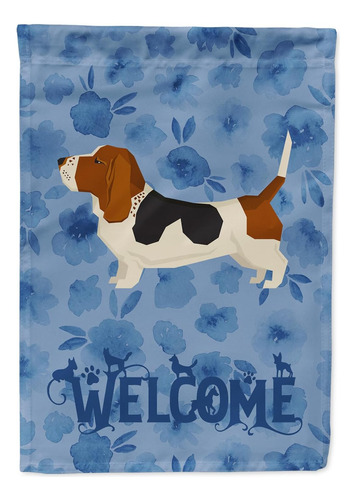 Carolines Treasures Ck6222gf Basset Hound - Bandera Decorati