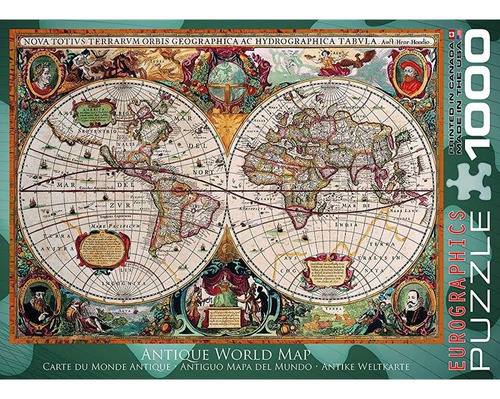 Eurographics Mapa Del Mundo Antiguo Puzzle (1000 Pie