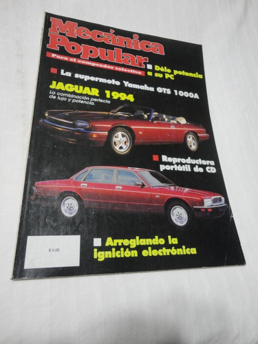 Revista Mecánica Popular Noviembre 1993 Jaguar 1994