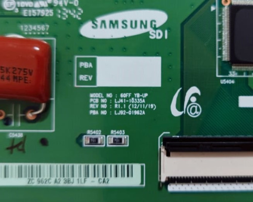 Placas Buffer Tv Samsung Pl60f5000 Lj41-10335a Lj41-10336a