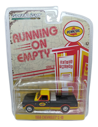 Carrito Greenlight 1:64 1968 Chevrolet C-10 Penzoil