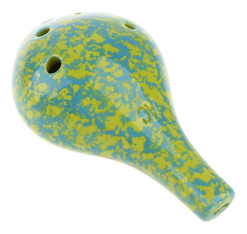 Imagen 7 de 12 de Regalo De Artesanía De Cerámica Ocarina Amarillo