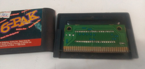 Genesis 6 Pak Jogo Sega Megadrive Chip Original F382