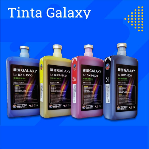 Kit De 6 Tintas Galaxy Ecosolvente Dx4 Dx5