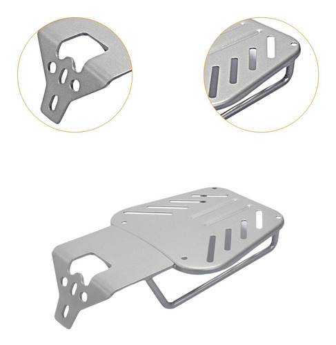 Soporte Eléctrico Del Troncal De Bicicleta Extendida Plata