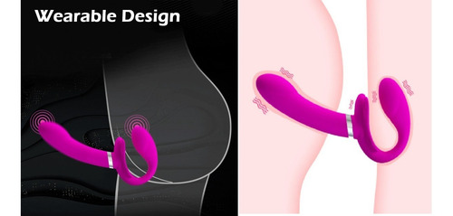 Vibrador Para Mujeres Doble Cabeza Consolador Doble Penetrac