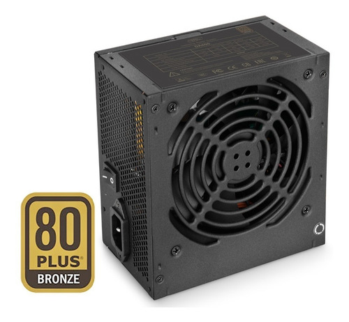 Imagen 2 de 9 de Fuente Gamer Deepcool Da600 Certificada 80 Plus Bronze 600w