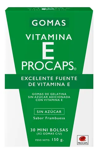 Vitamina E Procaps Gomas Sabor Frambuesa X 60und